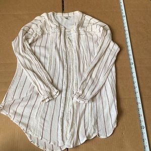 Womens button up cover up size: S